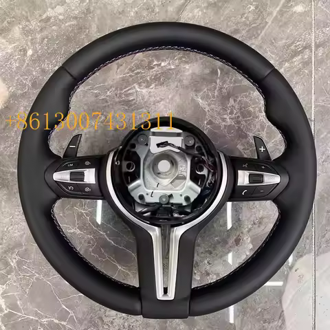 FactoryFull Leather Material Black Peorated Sport Steering Wheel F10 F30 F31 F32 F20 E92 E60 E71 X5 