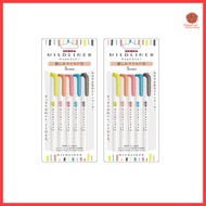 Zebra Mildliner Highlighter Mild Colors N5 WKT7-N-5C-N【Direct from Japan】
