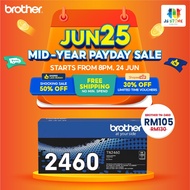 [💯100% ORIGINAL💯]BROTHER TN-2480 TN2480 / TN-2460 TN2460 TONER CARTRIDGE (Brother Drum DR2455 DR-245