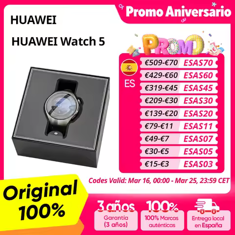 Original HUAWEI Watch 5 46 mm Smartwatch 1.5 inches LTPO 2.0 AMOLED Color Screen Health MOT up to 11