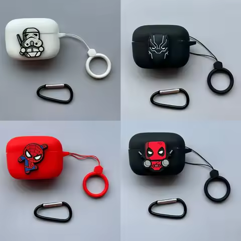 Cartoon Case For Panasonics Technics EAH-AZ80 Case Silicone Ring Anti-drop Protect Earphone Case sof