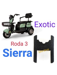 Karpet sepeda motor listrik roda 3 Exotic Sierra roda tiga