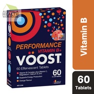 [Expiry: 03/2026] Voost Vitamin B+ Performance (Orange Flavour) Effervescent 60 Tablets