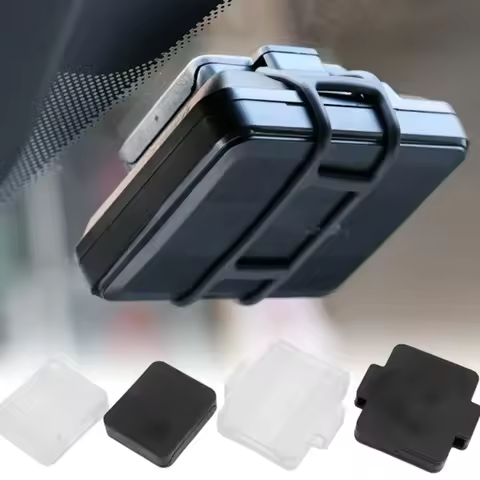 Car Toll Pass Holder Adhesive Sticky ETC Bracket Adhesive Removable Easy Installation Compact Toll P