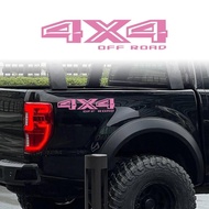 2Pcs  4x4 Off Road Mountain Fx4 Truck 4W Car Decal Sticker For Pickup Tailgate Door Bumper  Decorati