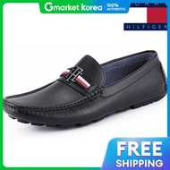 Tommy Hilfiger | รองเท้าขับรถผู้ชาย Tommy Hilfiger รุ่น ATINO สีดำ ATINOBLK02 รองเท้าแบรนด์ดัง สวมใส