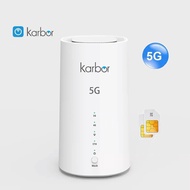 Karbor B70 5g Router Sim 3000mbps 5g Cpe Wifi6 Gigabit Port Wifi Router 5g Modem Router With Sim Car