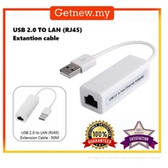 USB 2.0 TO LAN (RJ45) Extension cable (50M)
