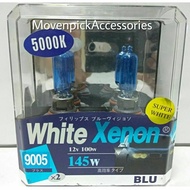 White Xenon BLU 9005 HB3 12V 100W Korea Bulb