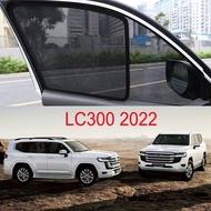 For Toyota Land Cruiser 300 2022 LC300 Magnetic Curtains  Window  car accessories