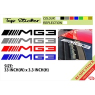 MYVI WINDSCREEN STICKERS MG3 PERODUA STICKER MYVI CAR KERETA 3RD GENERATION CAR STICKER