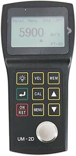 Graigar UM-2D Digital Portable Ultrasonic Thickness Gauge Tester Meter 0.03'' to 12'' with PT-08 Pro