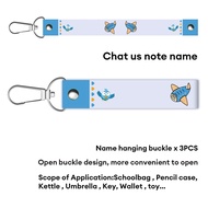 WEPHOTO 3pcs Customizable name labels for kids Personalized Name Tag Kids Labels Durable Luggage &