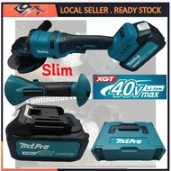 MtPro 40V Lithium Battery Cordless Angle Grinder 100MM Cutting Machine Brushless Rechargeable MAKITA