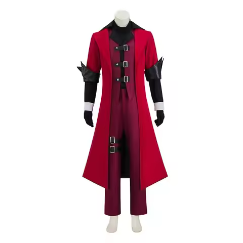 Dante Red Trench Coat Set Devil May Cry Cosplay Costume Stage Performance Outfit