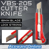 VBS-205 Knife Cutter Heavy Duty Cutter Knife Blade Paper Cutter Knife Parcel Knife Pisau Kertas Pisa