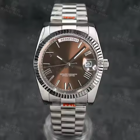 BLIGER DD36 DD39 Men's Watches Brand Automatic Mechanical Watch For Men Miyota8285 Week Day Dual Dat