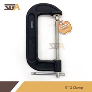 5" X 125MM G Clamp G Shaped Adjustable Working Clamp Heavy Duty Pengapit G