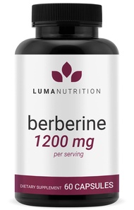 Luma Nutrition Berberine Supplement - Berberine 1200mg Per Serving - Berberine HCI - Berberine Plus