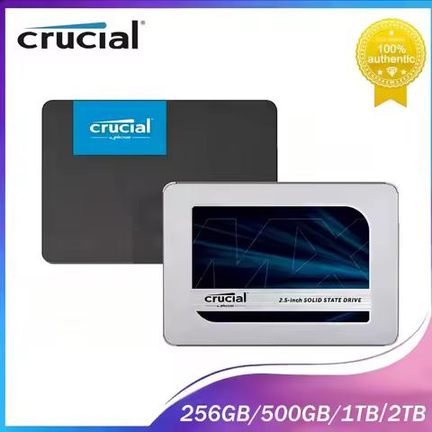 Crucial MX500 BX500 240G 500G 1TB 2TB 3D NAND SATA 2.5 Inch SSD High Speed Internal Solid State Driv