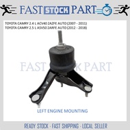 1PC LEFT ENGINE MOUNTING -12372-28200 TOYOTA CAMRY 2.4 L ACV40 AUTO (2007-2011)/CAMRY 2.5 L ASV50 AUTO (2012-2018)