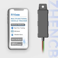 4G GPS Locator with Built-In Relay for Vehicle Security Remote Start Engine Control Supports 12-24V 