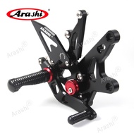 Arashi V2.2 Rearset Left or Right CNC Adjustable Footrest For KAWASAKI Ninja 250 Ninja250 2018 - 202