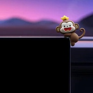 [szlztmy2mg] Small Monkey Figurine Computer  Decoration 3D Craft Figure Car Accessories Lovey Miniat