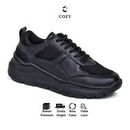 CZY Dallas Men's Casual Formal Sneakers Black Original Handmade