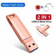 PenDrive 1TB 2TB USB Memory Stick Type-C Pendrive Flash Pendrive Disk for Android IOS Pen Drive