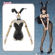 A young pig-headed boy wont dream of a bunny girl cos Senior Sakura Island Mai Anime cos Costume Bun