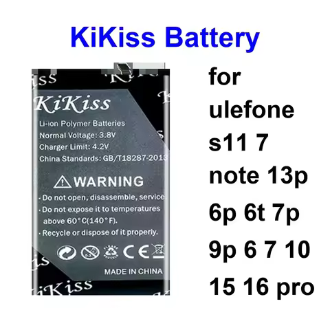 Mobile Phone Battery Long Lasting S11/note7 NOTE15 3800-6100mAh For Ulefone S11 7 Note 13P 6P 6T 7P 