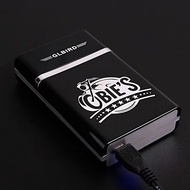 Charging box lighter all-in-one creative portable lighter USB electronic windproof cigarette lighter