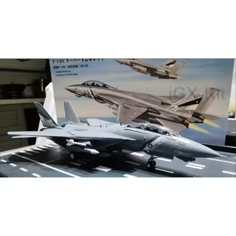 Hobbyboss 80278 1/72 Scale F14 F14D F-14D Super Tomcat Fighter Aircraft Plastic Assembly Building Mo