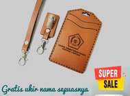 Name tag Idcard Holder Kulit Id Card Holder Custom Name Tag Kulit Aslii id Card. Card Holder Name Ta