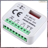 [L E U R] Universal Garage Door Remote Control  Frequency 300-868Mhz Opener Switch 9-30V Relay RX 2C