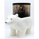Bath And Body Works Sparkly Polar Bear 3 Wick Candle Holder