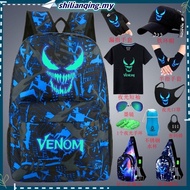 Stock and Ready bags girls Children's Day goodies birthday kids Venom anime glow-in-the-dark bag for