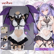 Trong kho uwowo succubus cosplay keqing trang phục độc quyền genshin tác động Fanart: keqing nữ cos