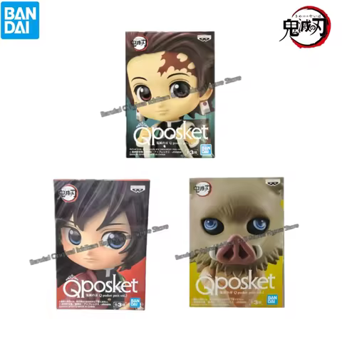 In Stock Bandai Original Box Garage Kit Model Demon Slayer Qposket Kamado Tanjirou Anime Characters 