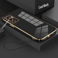 Casing Vivo V23 5G V23E 5G V23E V25 5G V25E Simple Luxury Solid Color Shockproof Soft Case