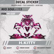 Mio Soul i 115 Decals - ( Gloss Vinyl high grade brand Sticker)- Hello Kitty Design