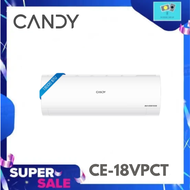 CANDY เครื่องปรับอากาศ Inverter 18000 BTU สีขาว รุ่น CE-18VPCT