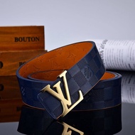 leatherOriginal LV Belt Men's and Women's Belt New Fashion Classic Retro Belt Leather Belt Business Luxury Leisure All-match Sports Belt