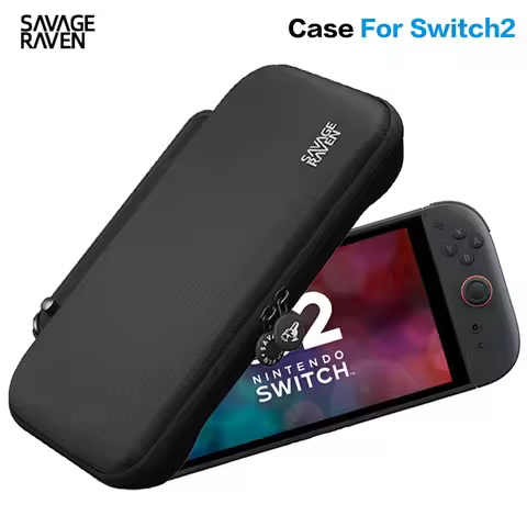 New Savage Raven by Skull & Co. EDC Carrying Case for 2025 Switch 2 ortable Hard Shell Storage Bag f