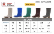 รองเท้าบูทกันน้ำ โบว์ลิ่ง Bowling รองเท้าบู๊ต ยาว สูง 12 B-4250A กับB-4200A พื้นยาง งานไทย