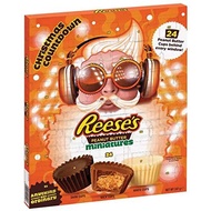 Christmas Countdown Reese’s Peanut Butter Miniatures Advent Calendar – 24 Peanut Butter Cup Behind E