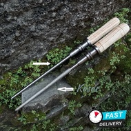 Stik asahan pisau daging kristal kikir pengasah baja