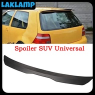 Glossy Black ABS Universal Spoiler | Trunk Roof Spoiler for Hatchback SUV MPV | Easy Install Without
