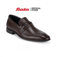 Bata บาจา รองเท้าคัทชูทางการ แบบสวม สำหรับผู้ชาย รุ่น FX-FISK สีดำ รหัส 8506102 สีน้ำตาล 8504102